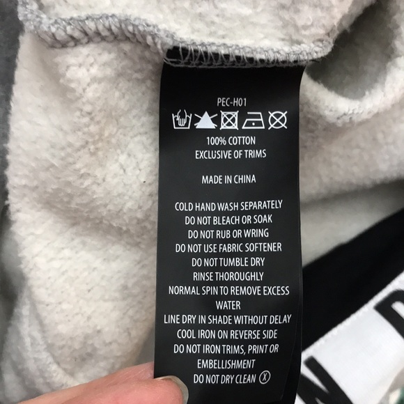 P.E Nation Unisex Hoodie with Kangaroo Pockets with Zips Large - Picture 12 of 12